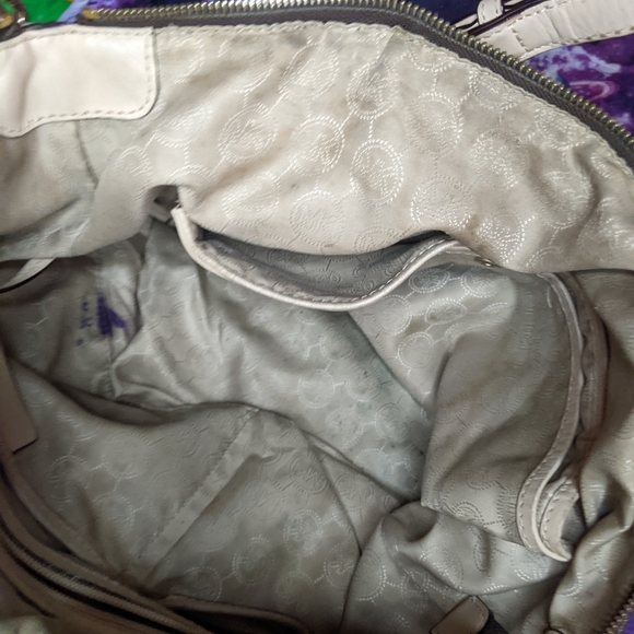 Michael Kors ,  , satchel, zippered bag, brown signature, leather trim, - Picture 3 of 4